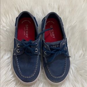 Sperry boys denim shoes size 13